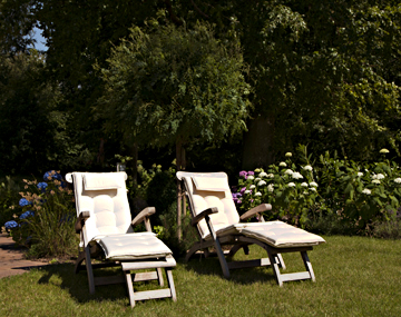 Ferienwohnung Silbermöwe Bansin Garten