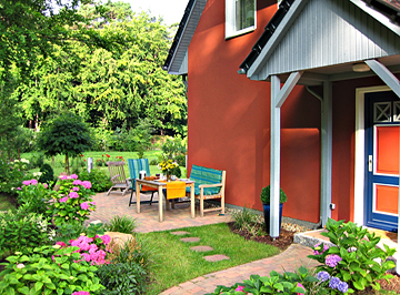 Ferienwohnung Bansin Garten